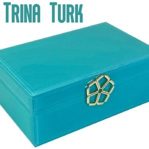 Trina Turk Aqua Accessories Box, Large